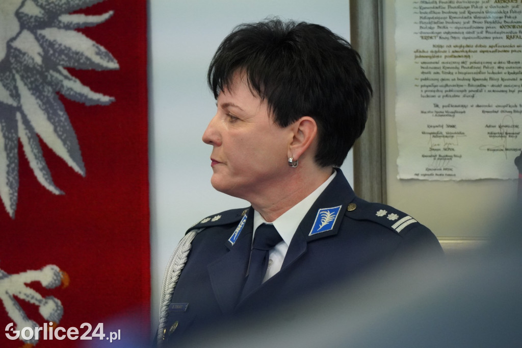 Pożegnanie Komendant KPP w Gorlicach (23.02.)