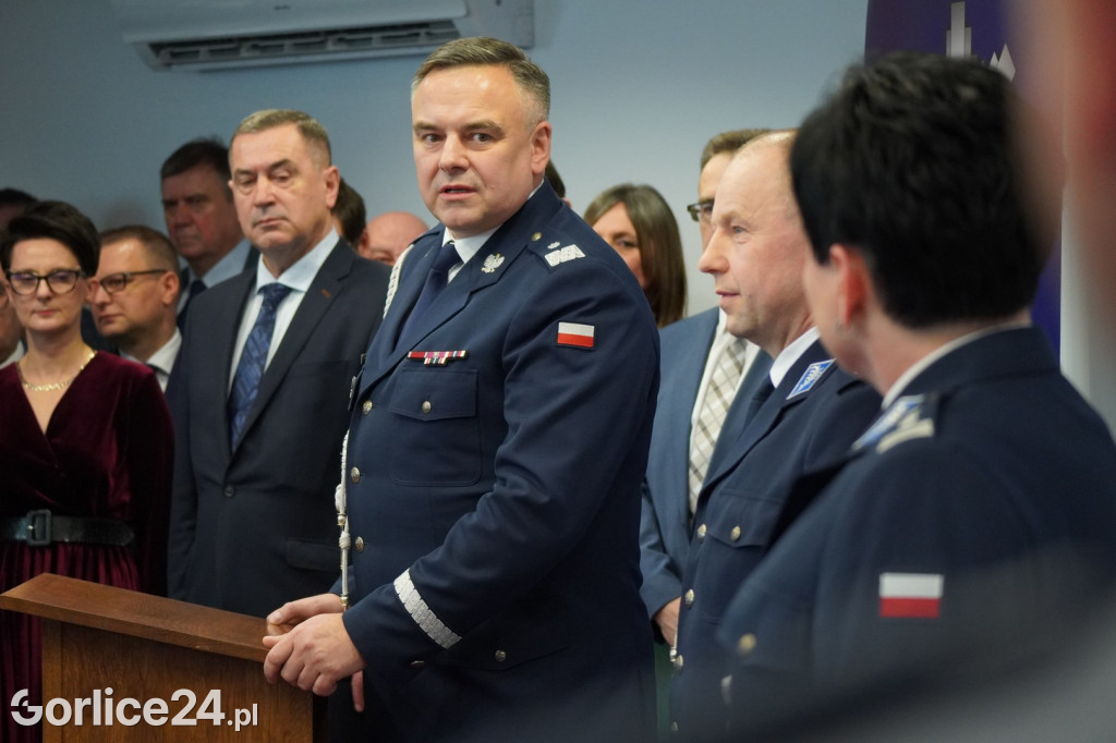 Pożegnanie Komendant KPP w Gorlicach (23.02.)