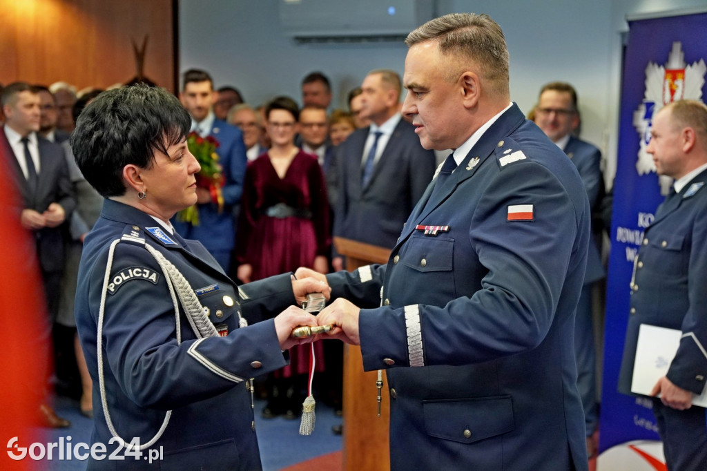 Pożegnanie Komendant KPP w Gorlicach (23.02.)