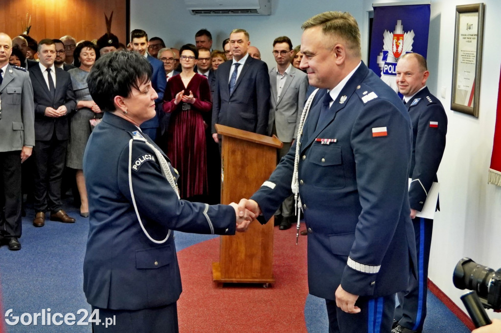 Pożegnanie Komendant KPP w Gorlicach (23.02.)