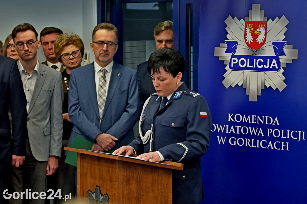 Pożegnanie Komendant KPP w Gorlicach (23.02.)