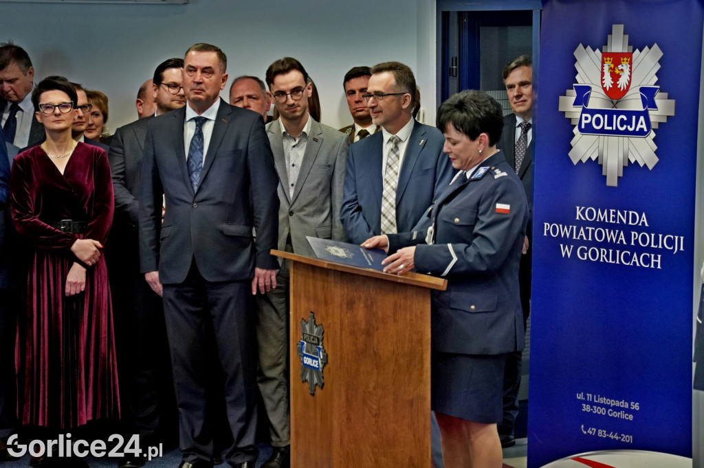 Pożegnanie Komendant KPP w Gorlicach (23.02.)