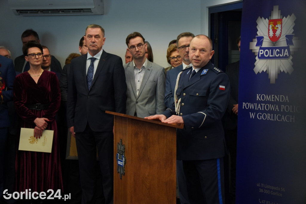 Pożegnanie Komendant KPP w Gorlicach (23.02.)