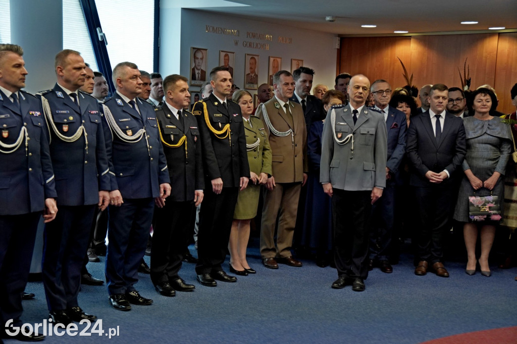 Pożegnanie Komendant KPP w Gorlicach (23.02.)