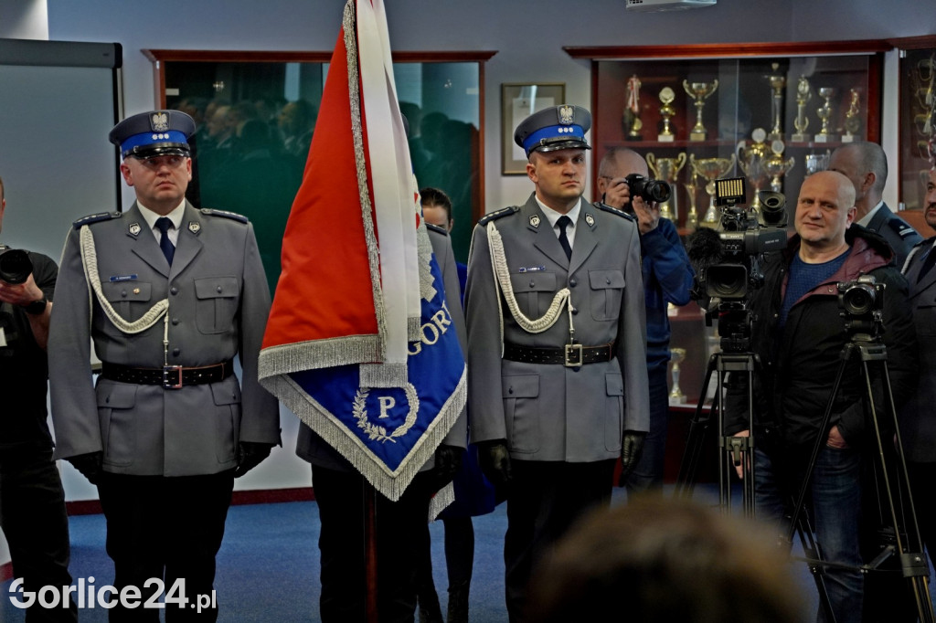 Pożegnanie Komendant KPP w Gorlicach (23.02.)