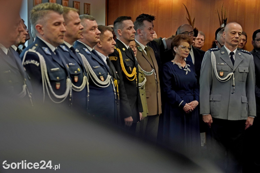 Pożegnanie Komendant KPP w Gorlicach (23.02.)
