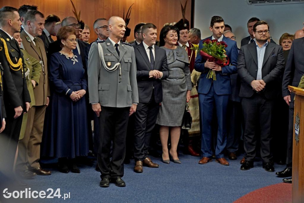 Pożegnanie Komendant KPP w Gorlicach (23.02.)