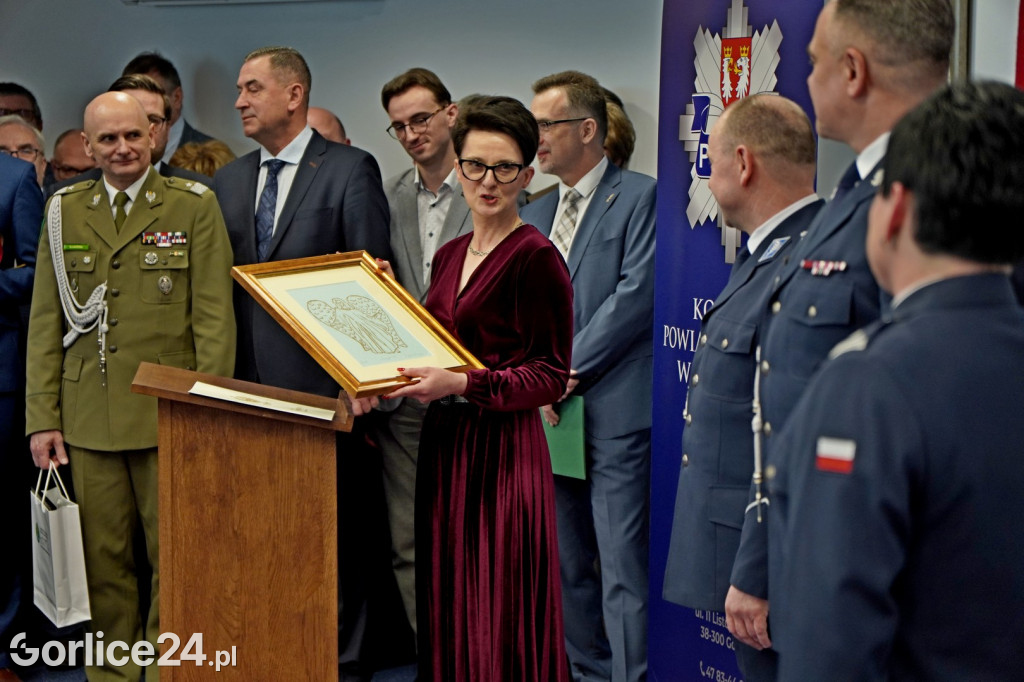 Pożegnanie Komendant KPP w Gorlicach (23.02.)