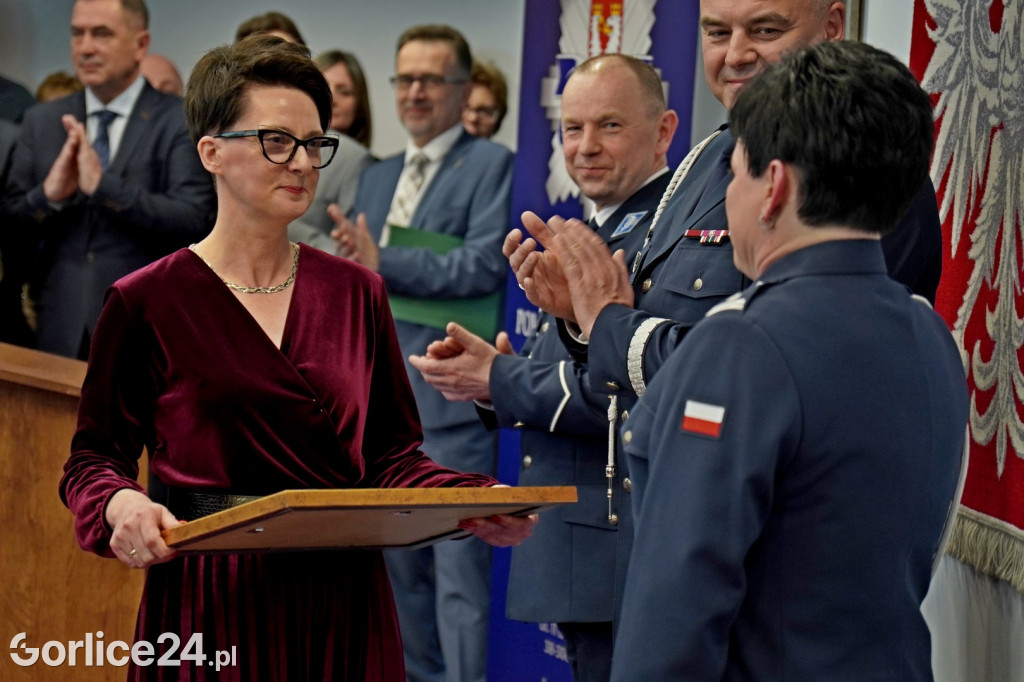 Pożegnanie Komendant KPP w Gorlicach (23.02.)