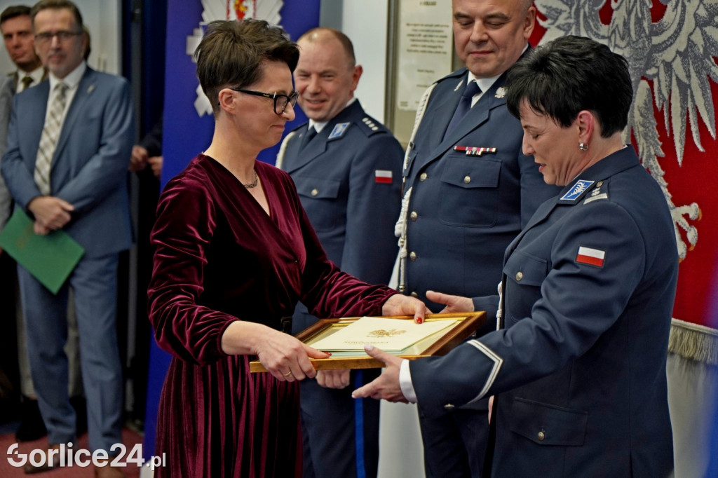 Pożegnanie Komendant KPP w Gorlicach (23.02.)