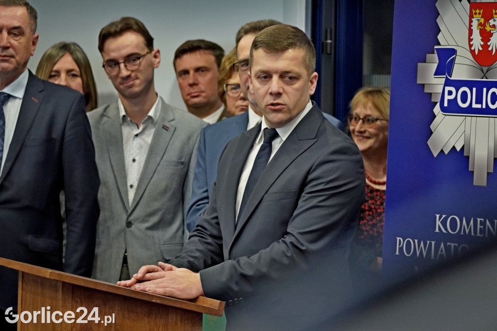 Pożegnanie Komendant KPP w Gorlicach (23.02.)