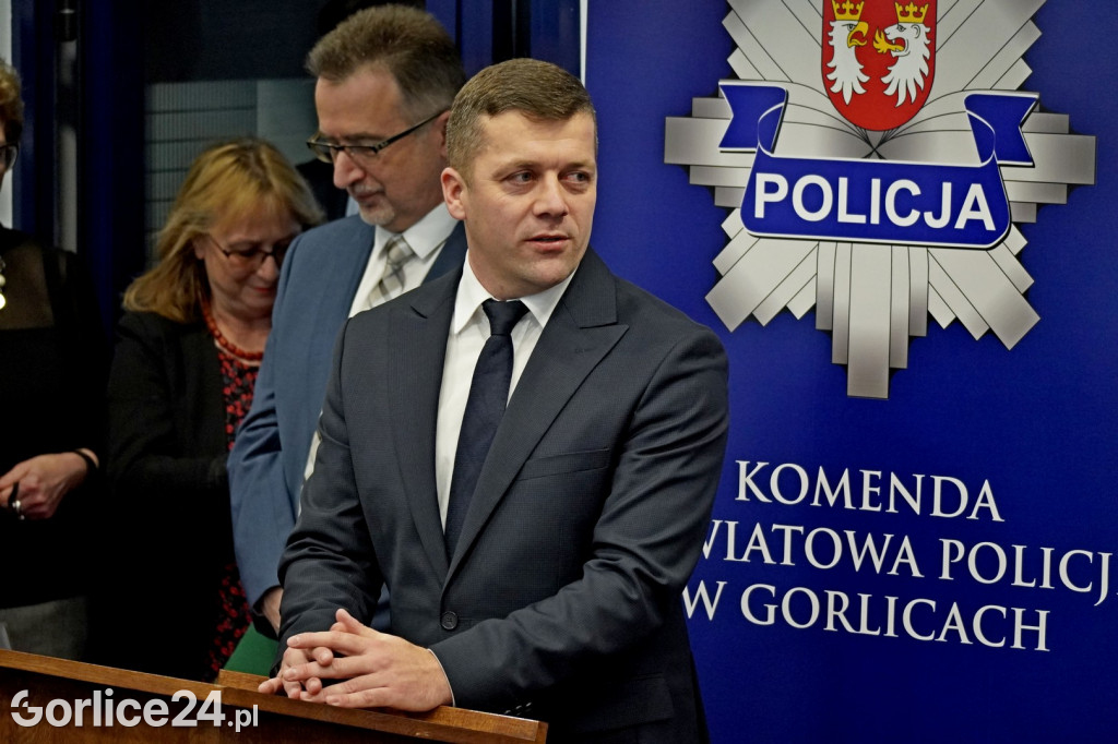 Pożegnanie Komendant KPP w Gorlicach (23.02.)