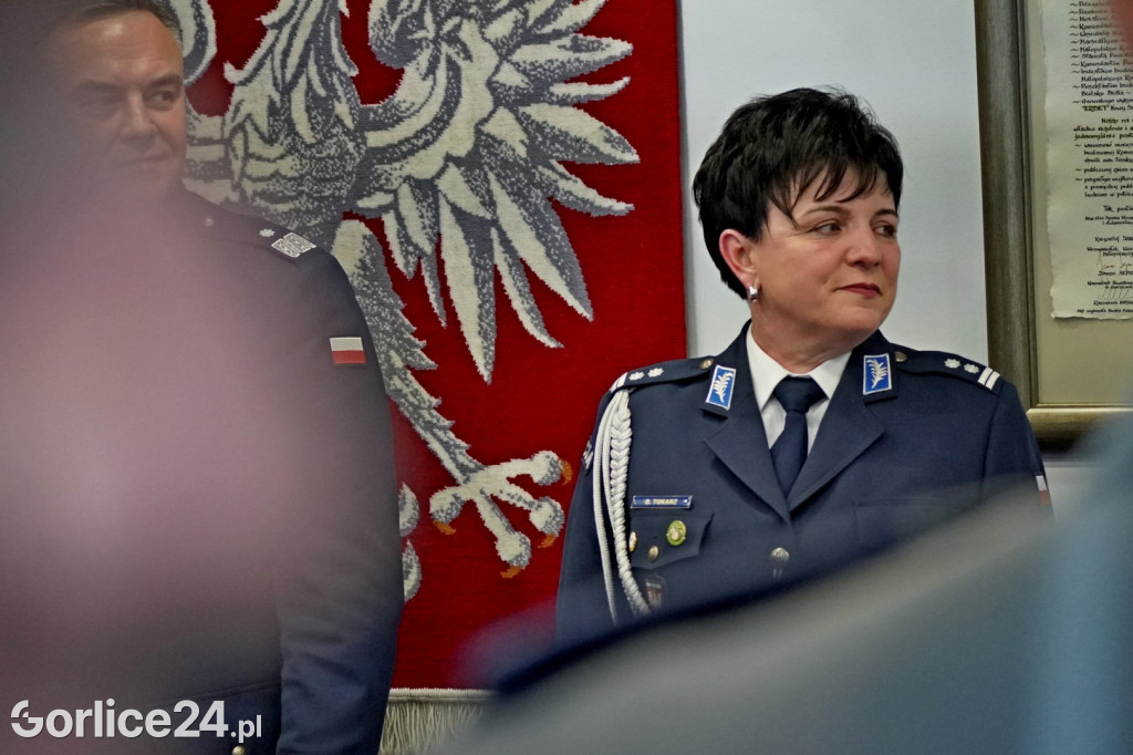 Pożegnanie Komendant KPP w Gorlicach (23.02.)