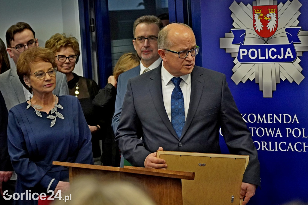 Pożegnanie Komendant KPP w Gorlicach (23.02.)