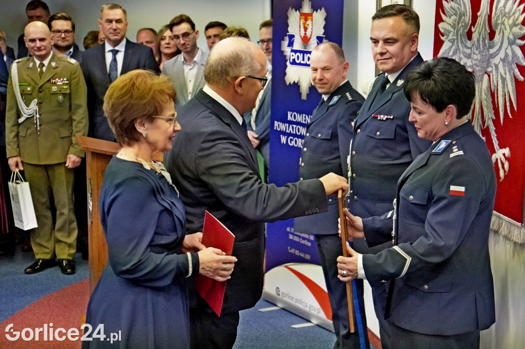 Pożegnanie Komendant KPP w Gorlicach (23.02.)