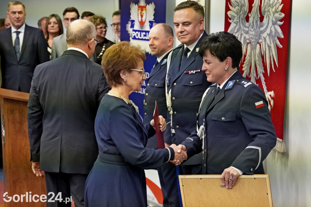 Pożegnanie Komendant KPP w Gorlicach (23.02.)