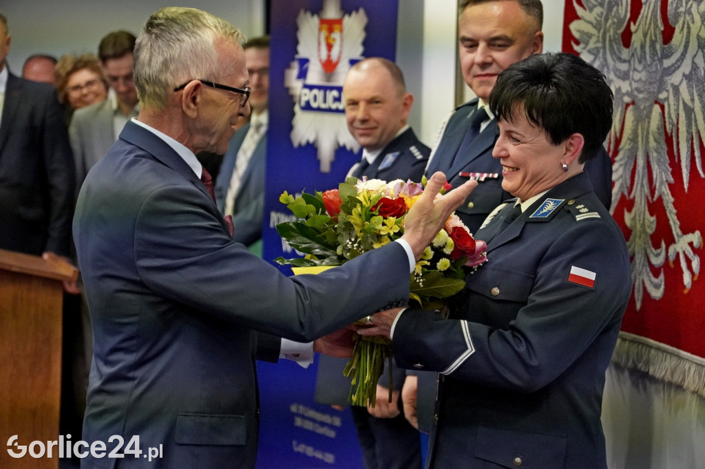 Pożegnanie Komendant KPP w Gorlicach (23.02.)