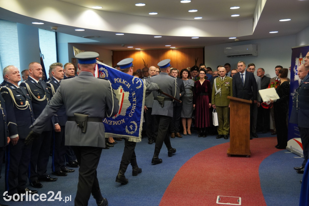 Pożegnanie Komendant KPP w Gorlicach (23.02.)