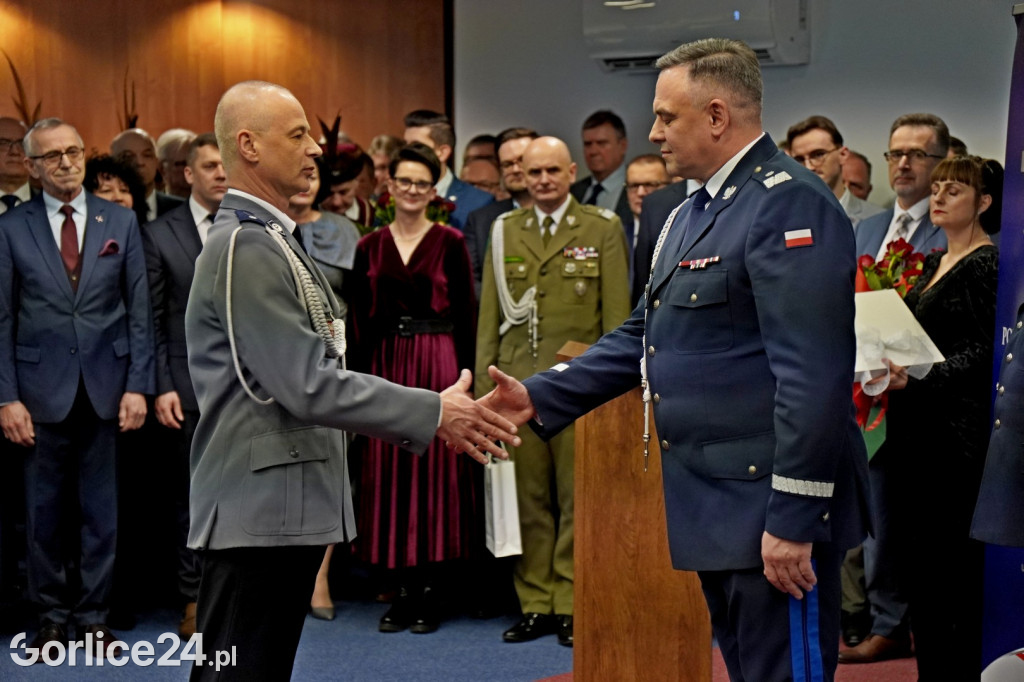 Pożegnanie Komendant KPP w Gorlicach (23.02.)