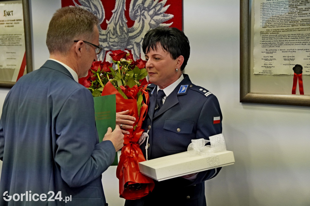 Pożegnanie Komendant KPP w Gorlicach (23.02.)