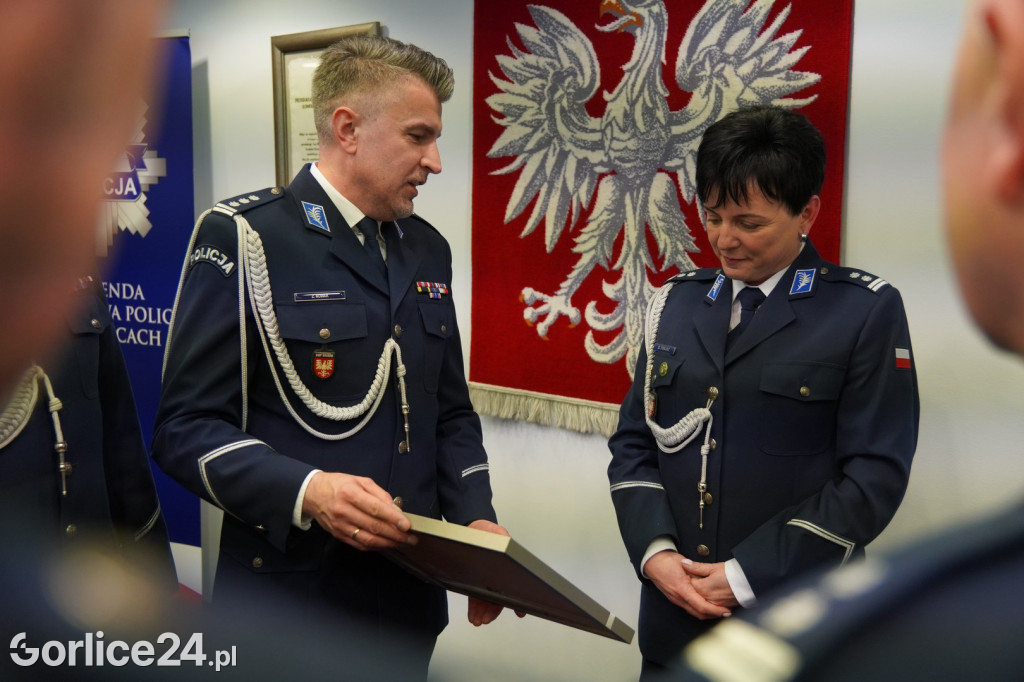 Pożegnanie Komendant KPP w Gorlicach (23.02.)