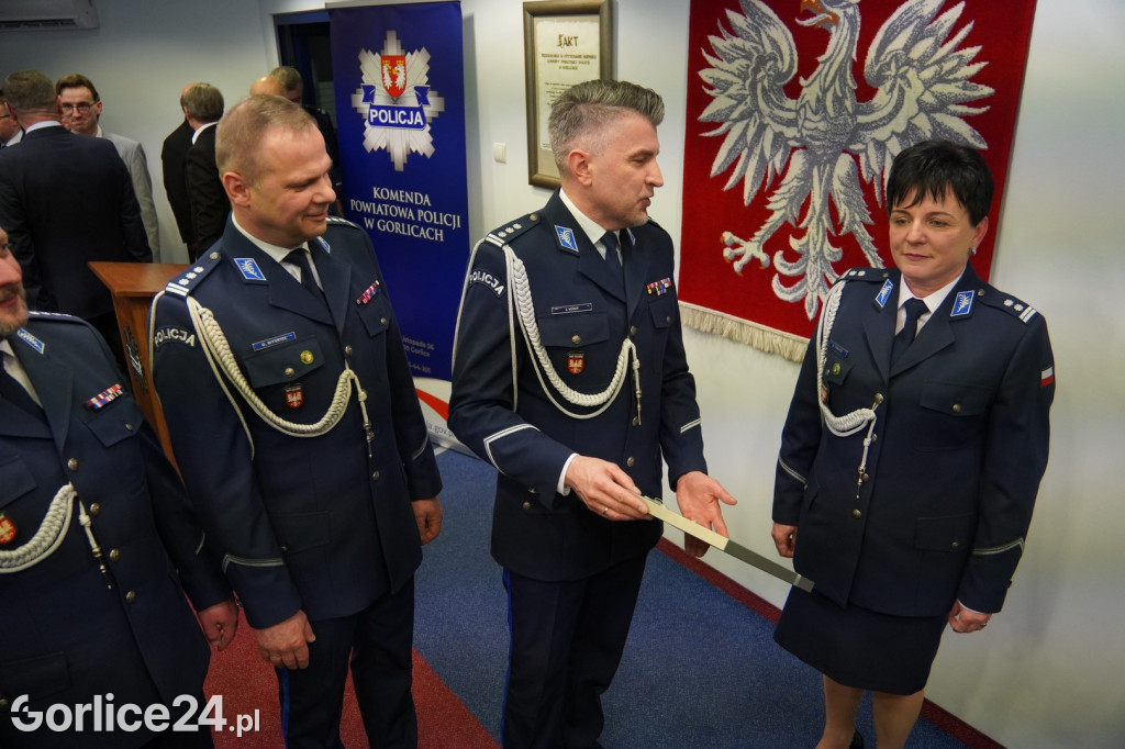 Pożegnanie Komendant KPP w Gorlicach (23.02.)