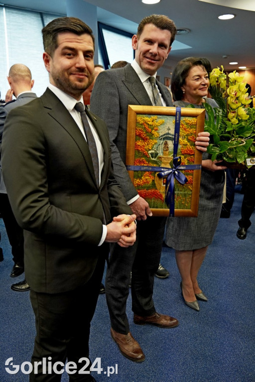 Pożegnanie Komendant KPP w Gorlicach (23.02.)