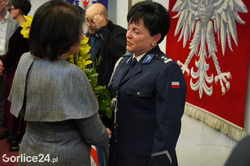 Pożegnanie Komendant KPP w Gorlicach (23.02.)
