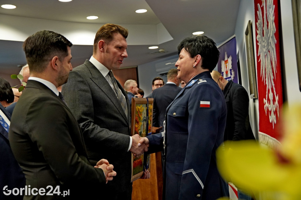Pożegnanie Komendant KPP w Gorlicach (23.02.)