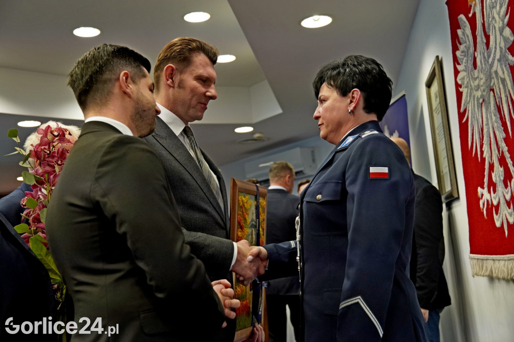 Pożegnanie Komendant KPP w Gorlicach (23.02.)