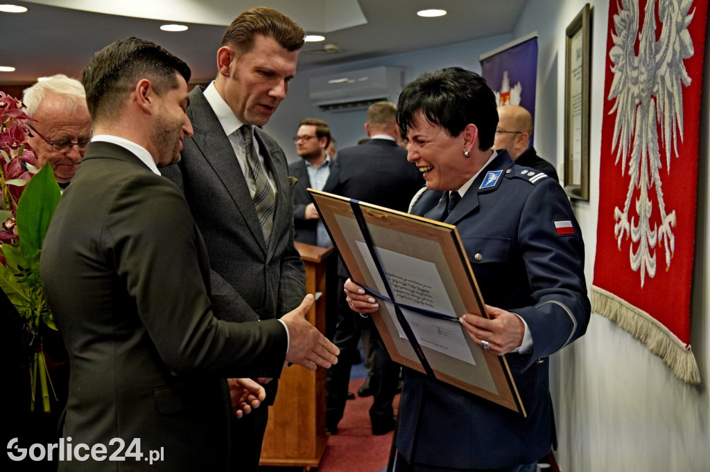 Pożegnanie Komendant KPP w Gorlicach (23.02.)