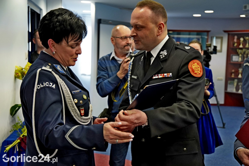 Pożegnanie Komendant KPP w Gorlicach (23.02.)