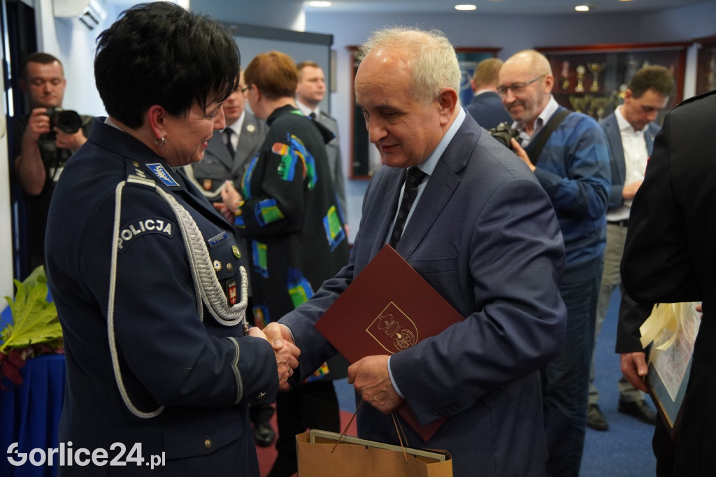 Pożegnanie Komendant KPP w Gorlicach (23.02.)