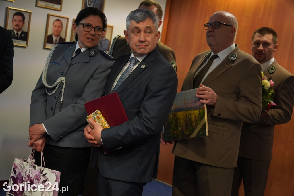Pożegnanie Komendant KPP w Gorlicach (23.02.)