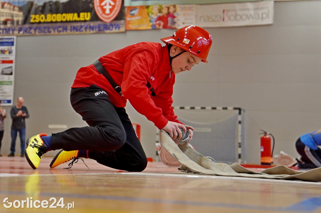 Halowe młodzieżowe zawody sportowo-pożarnicze 2023