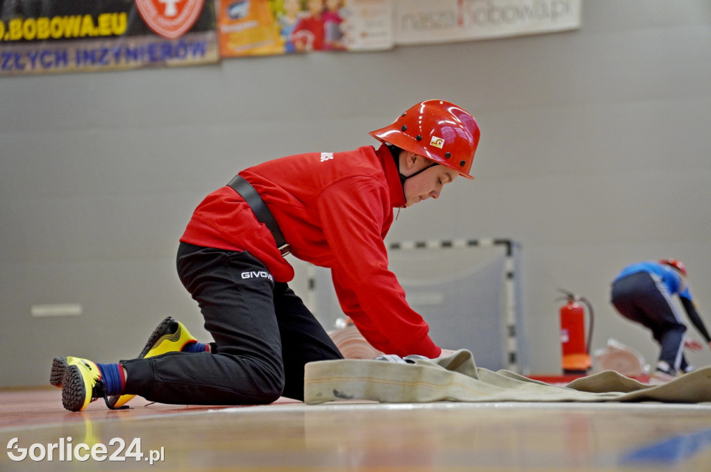 Halowe młodzieżowe zawody sportowo-pożarnicze 2023