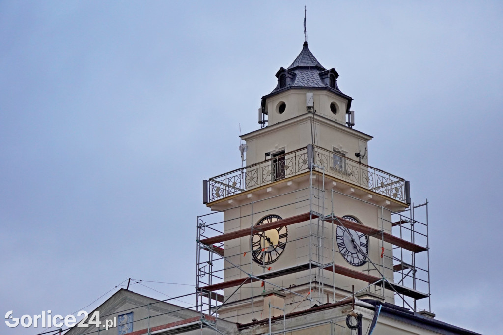 Pierwsze efekty remontu Ratusza (05.03.)