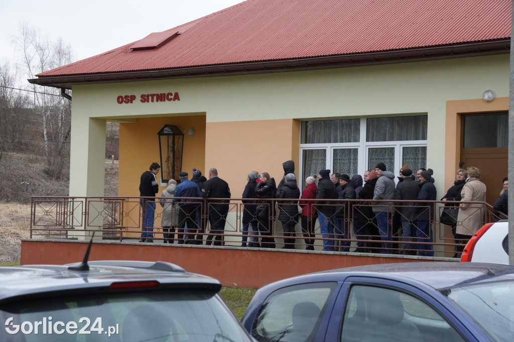 Sitnica. Zebranie dot. odłączenia się od Biecza