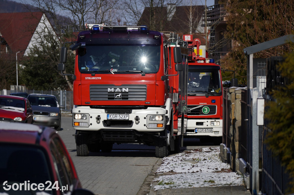 Pożar sadzy na osiedlu Królów 12.03.