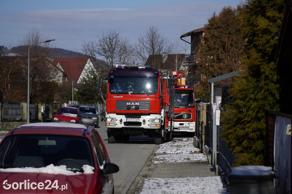 Pożar sadzy na osiedlu Królów 12.03.