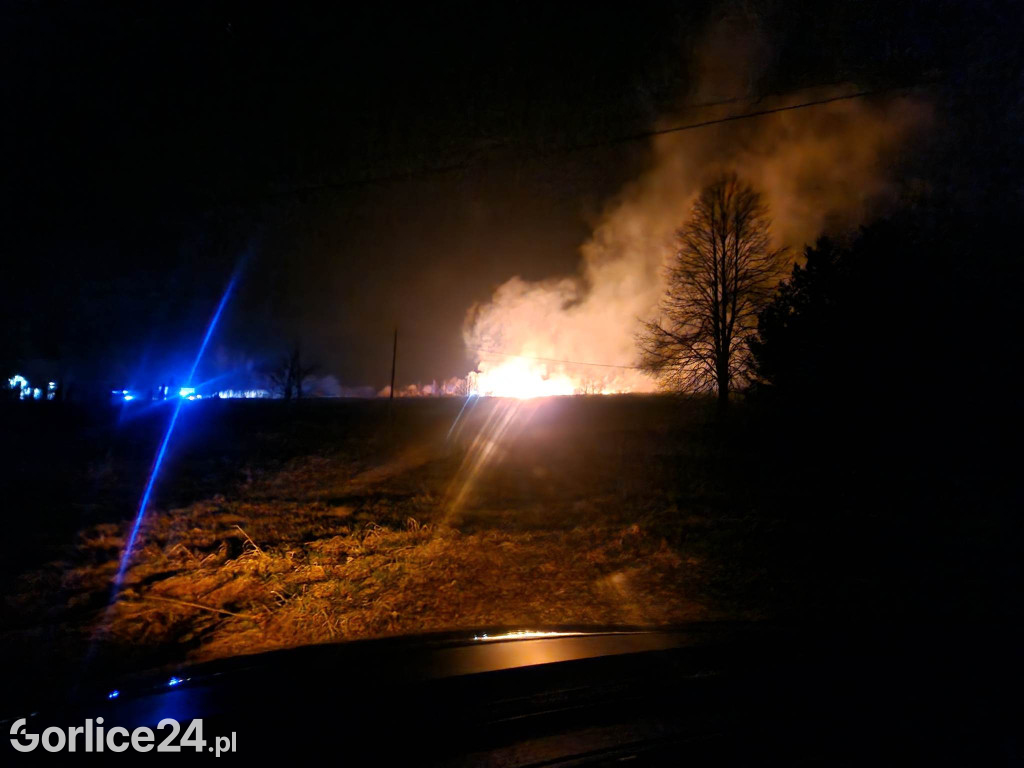 Rozdziele. Pożar na 