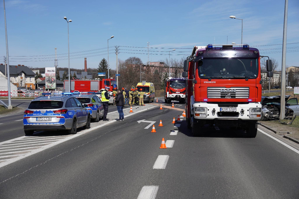 Poważny wypadek na obwodnicy Gorlic