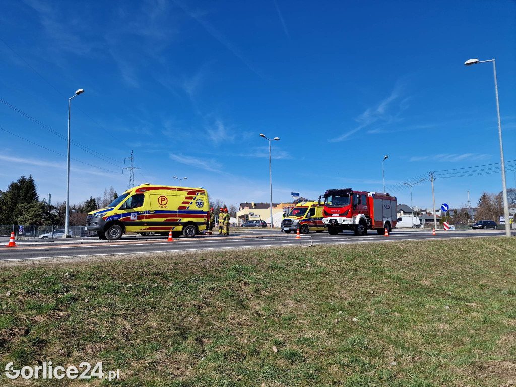 Poważny wypadek na obwodnicy Gorlic