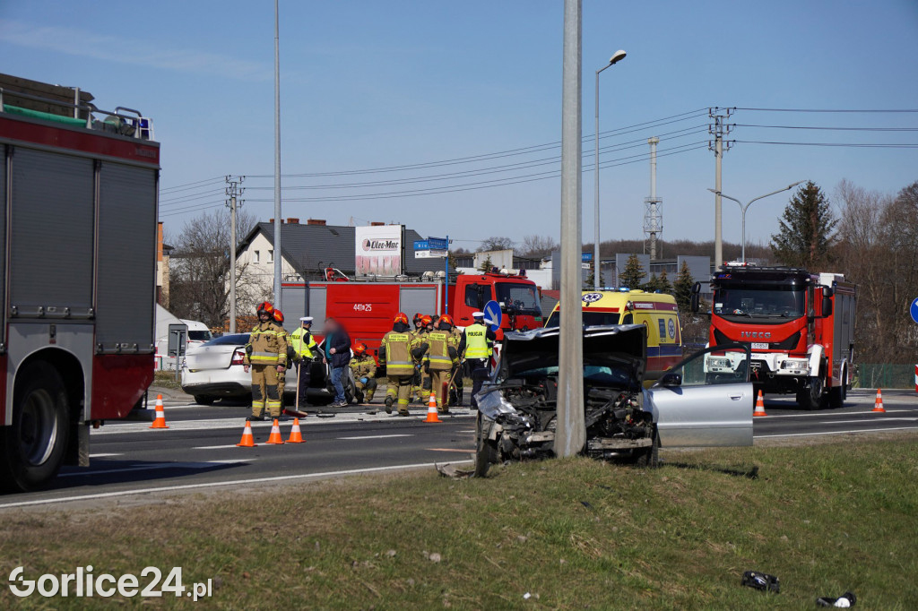 Poważny wypadek na obwodnicy Gorlic