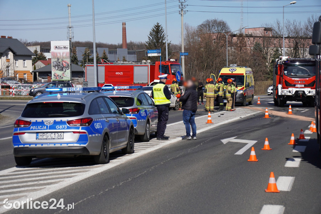Poważny wypadek na obwodnicy Gorlic