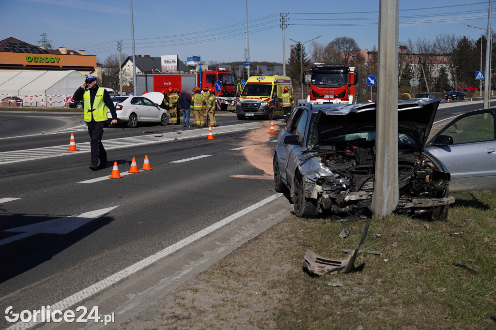 Poważny wypadek na obwodnicy Gorlic