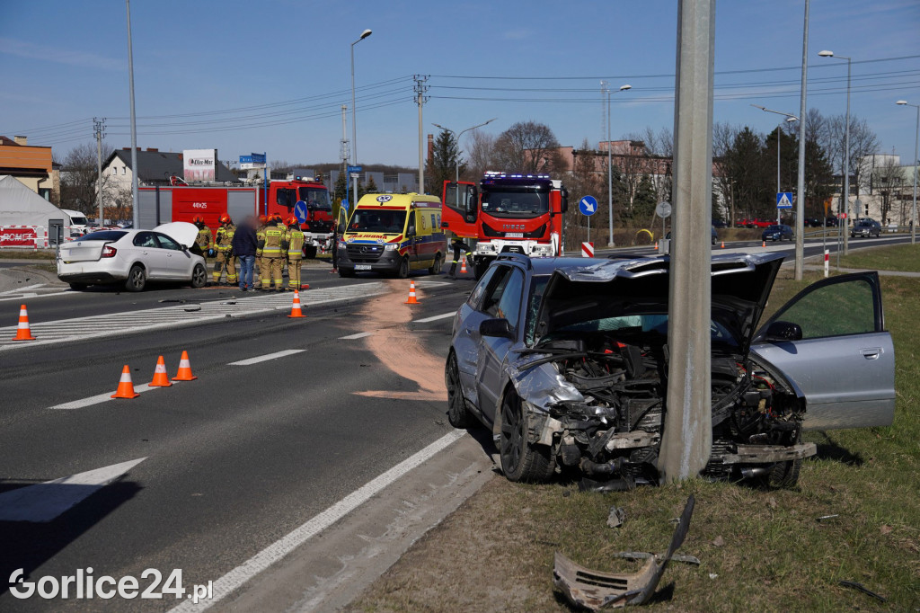 Poważny wypadek na obwodnicy Gorlic