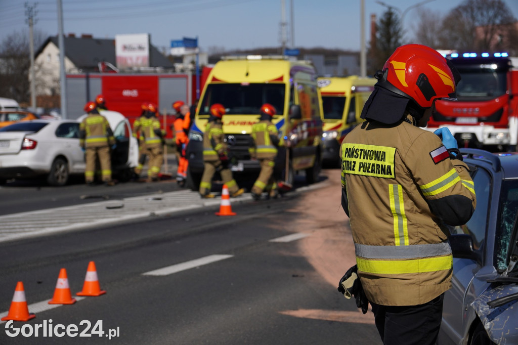 Poważny wypadek na obwodnicy Gorlic