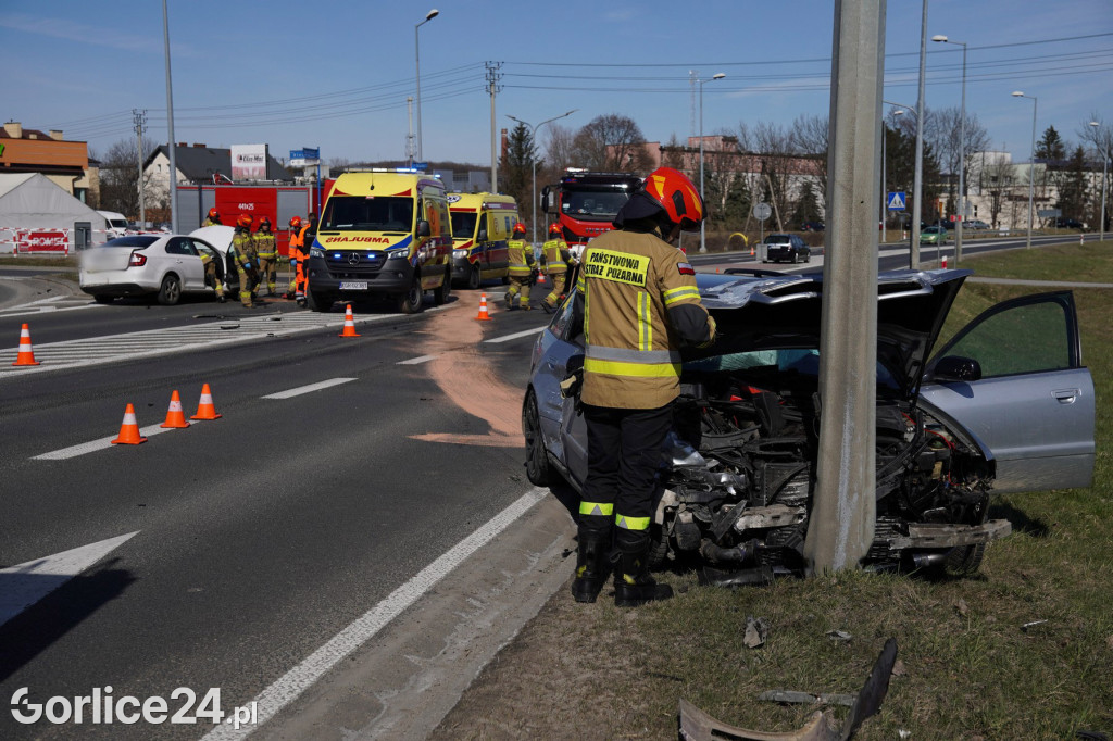 Poważny wypadek na obwodnicy Gorlic