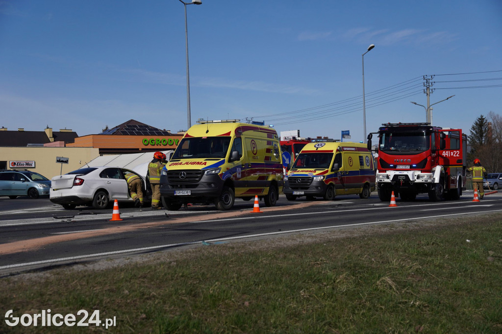 Poważny wypadek na obwodnicy Gorlic